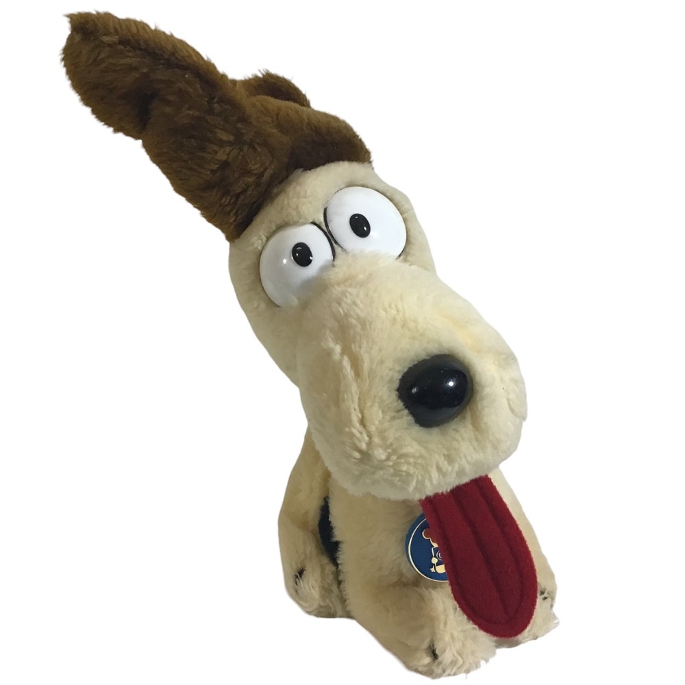 Vintage Odie R. Dakin Stuffed Animal Plush Dog Hang Tag Garfield 1983